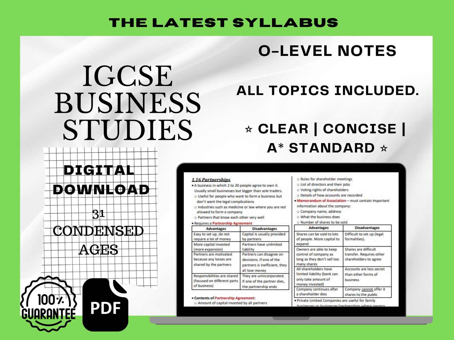 Igcse business studies revision notes - rabbitbap