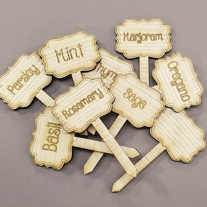 laser cut plant tags - digital download only