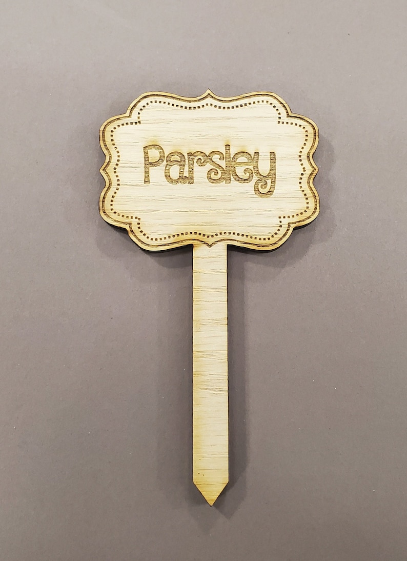 Laser Cut Plant Tags - Digital Download Only - Etsy