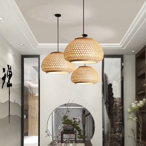 Bamboo Pendant Light,Rattan Pendant Light,Wicker Lampshade,Bamboo LampShade,Rattan Light,Rattan Light Shade,Bamboo Pendant Lamp,Rattan Lamp