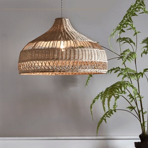 High Quality-Rattan Pedant Light,Rattan Pendant Lamp,Wicker Lampshade,Bamboo Lamp,Rattan Basket Lamp,Rattan Light Fixture,Bamboo Light Shade