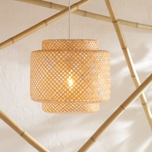 High Quality-Bamboo Pendant Light,Bamboo Lamp,Rattan Lightshade,Rattan Lamp Shade,Rattan Pendant Light,Bamboo Lampshade,Bamboo Light Fixture