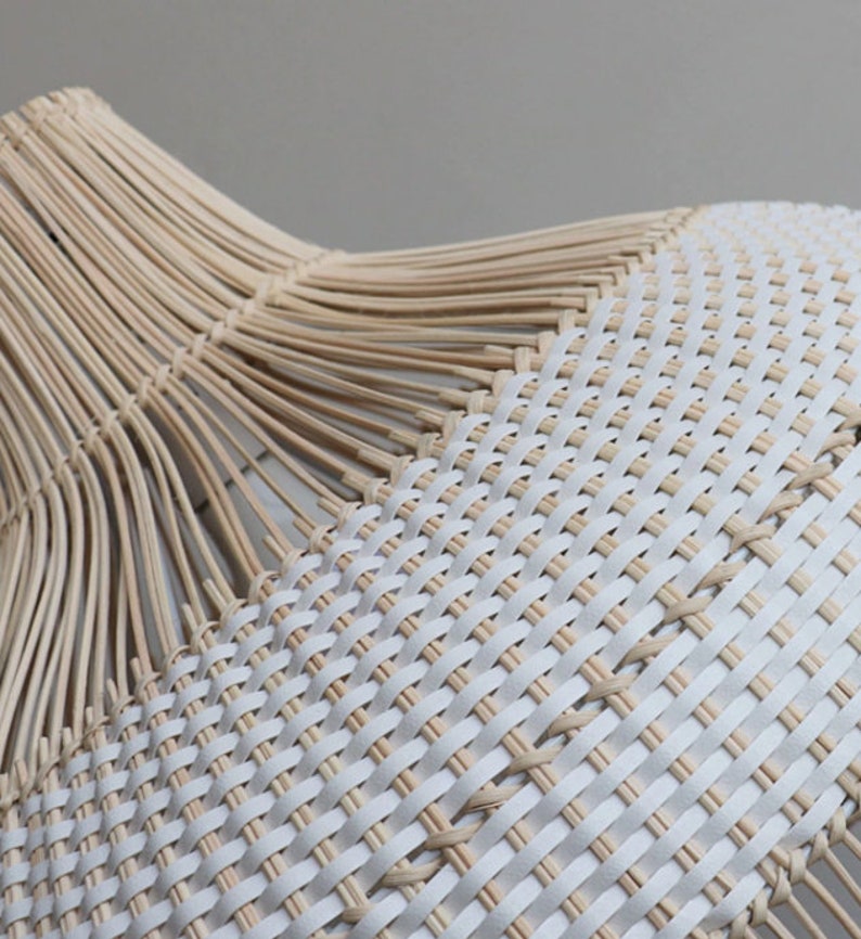 High Qualityrattan Pendant Lightrattan Lightbamboo Pendant Etsy