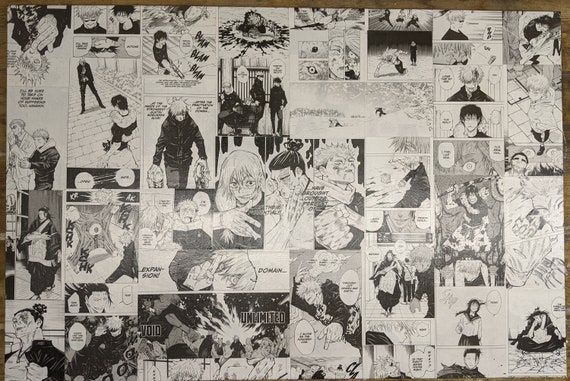 PRINTED 144 PCS Manga Panel Wall Collage Anime Wall Collage Kit Comic  Panels Wall Collage Anime Manga Wall Artteen Room Wall Decor 