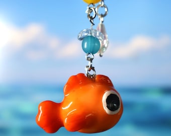 Fish Polymer Clay Keychain | Henri