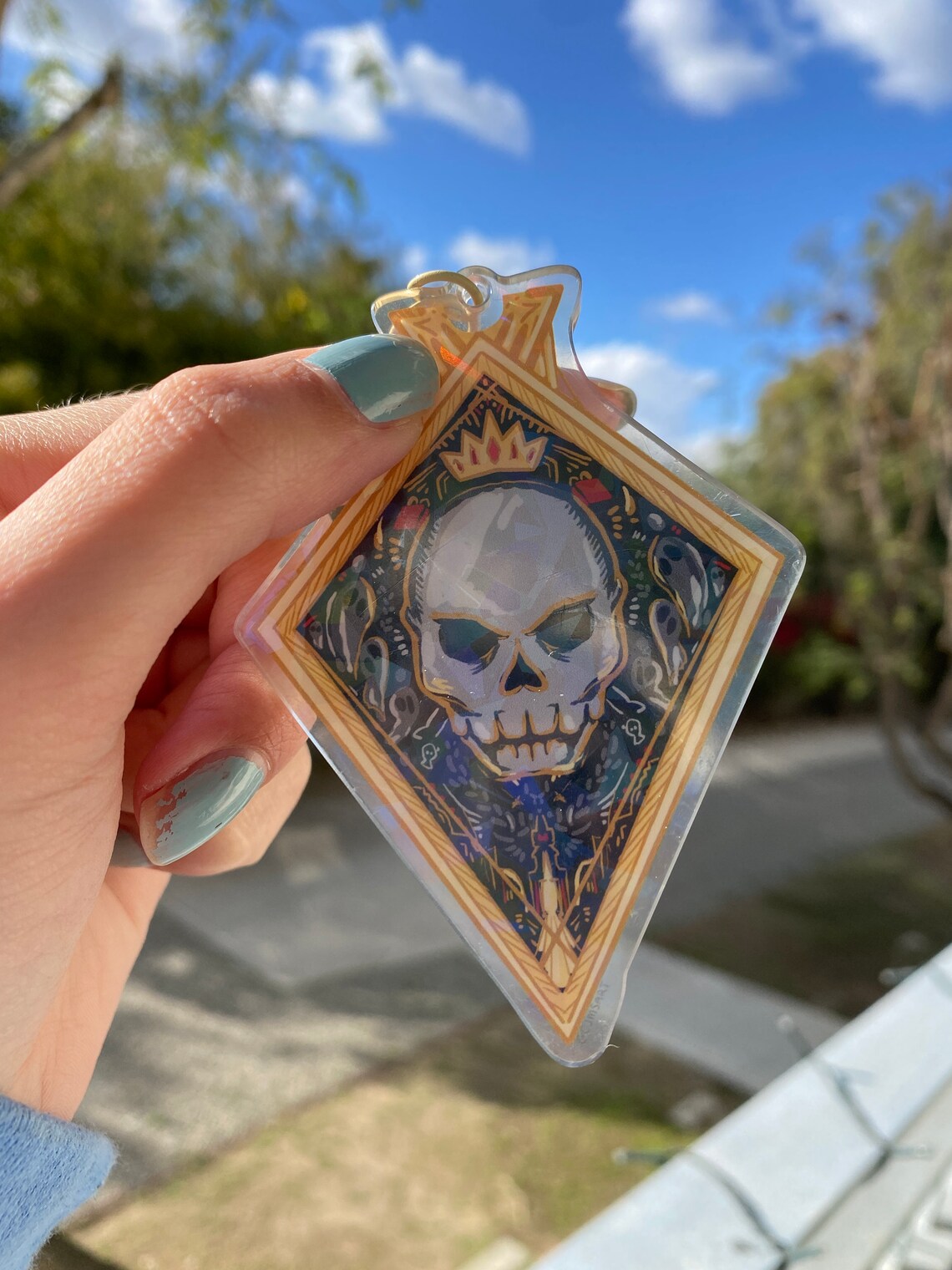 Pjo Keychains Sun Child and Emo Child /PJO Holo Keychain - Etsy