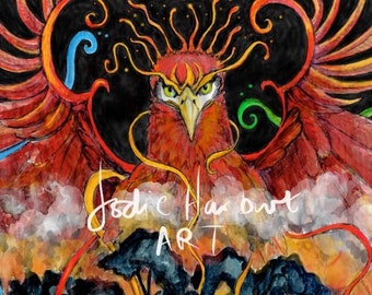 Fire Bird - Original Art - Immediate Download