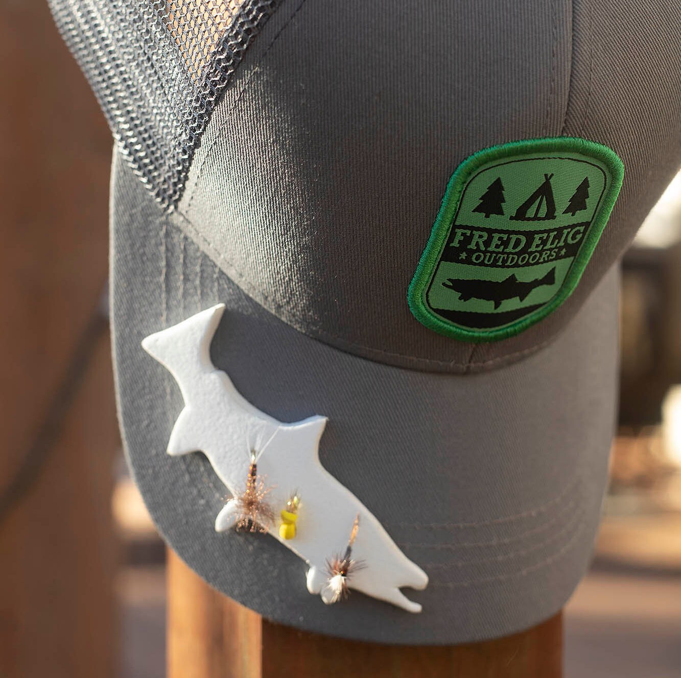 High and Dry Fly Fishing Hat with integrated foam fly patch Etsy