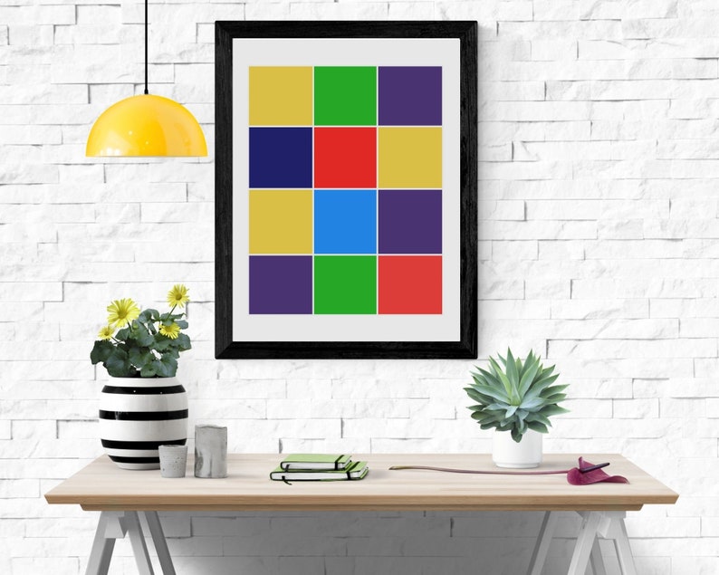Korea Art Wall Decor Colorful Korea Art Print Printable Wall Etsy