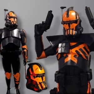 Ensemble de modèles numériques de costumes en carton 3-EN-1 ARC Trooper