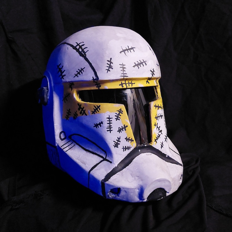 Cardboard Clone Helmet Template Etsy
