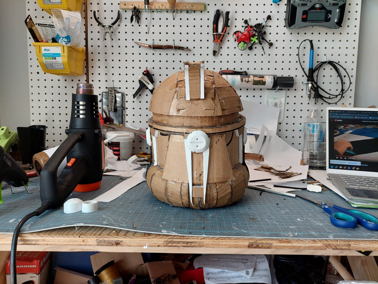 Cardboard Phase 2 Clone or Arc Trooper Helmet Templates (OLD VERSION