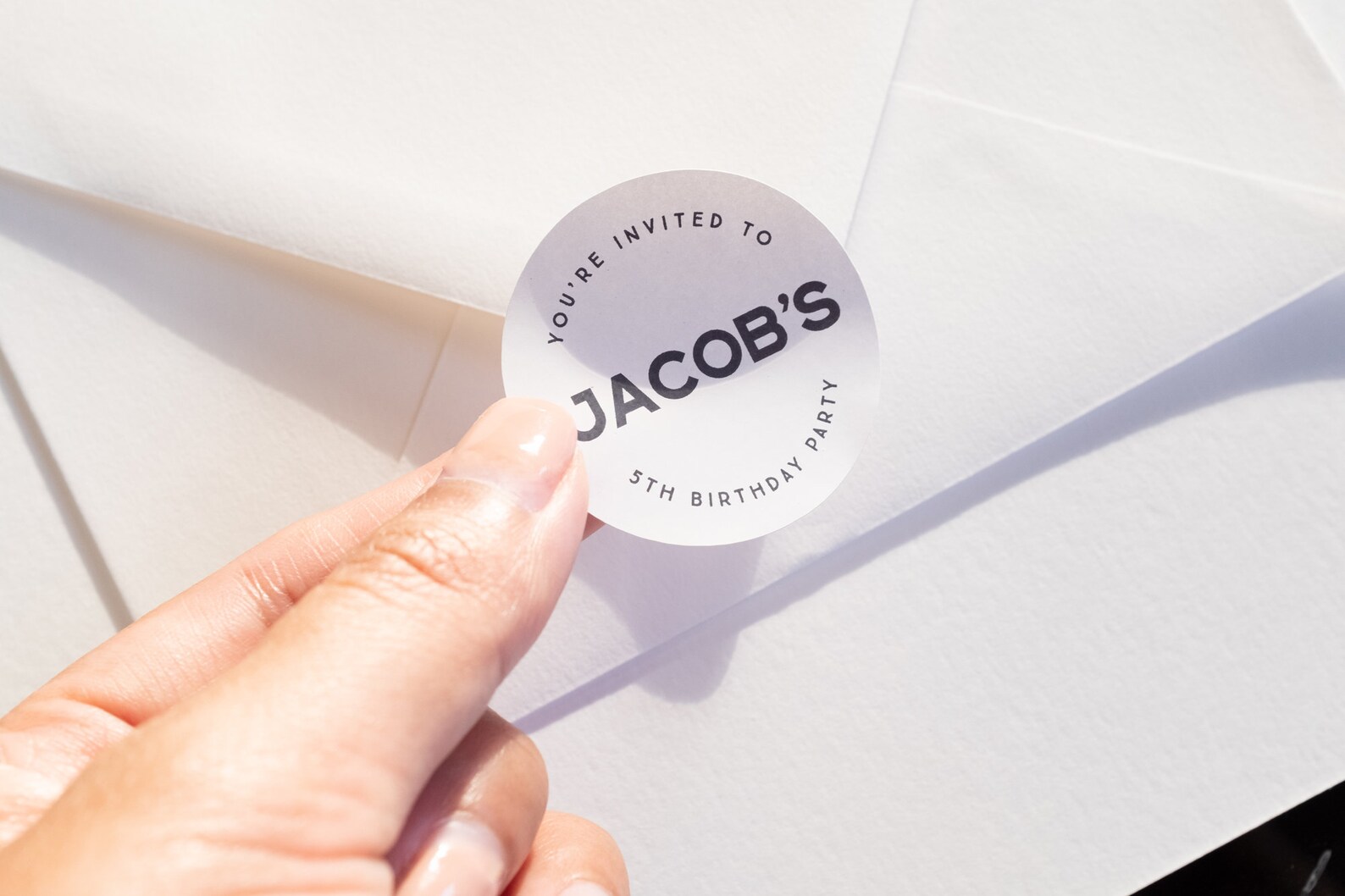 24 X Round Stickers for Envelopes, Party Favour Labels Etsy