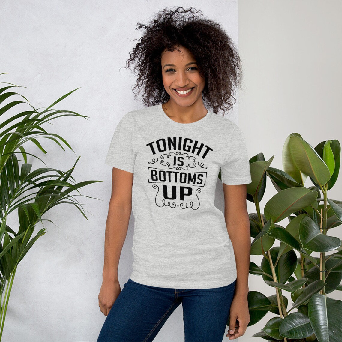 Tonight is Bottoms Up Shirt Christmas Shirt Christmas Party | Etsy