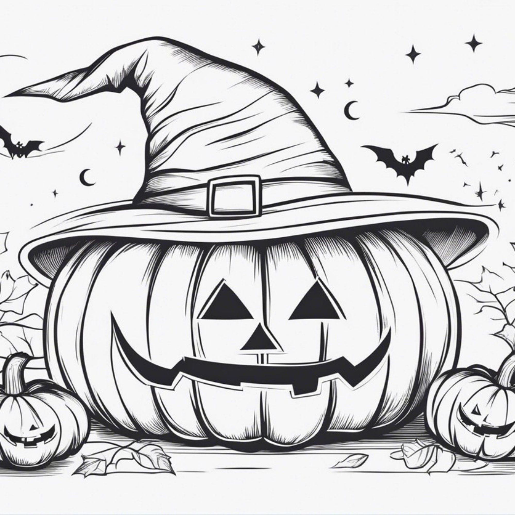 Spooktacular Halloween Coloring Pages for All Ages Digital Download, Pumpkin, Haunted House 