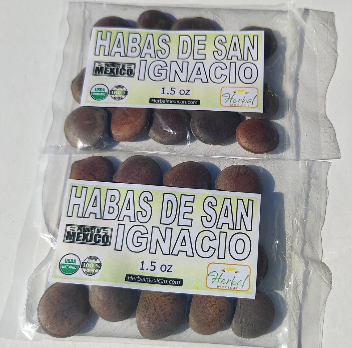 Habas De San Ignacio Como Se Toman Habas De San Ignacio 1.5oz 12 a 14 Habas Enteras Ignatius Bean, Haba De