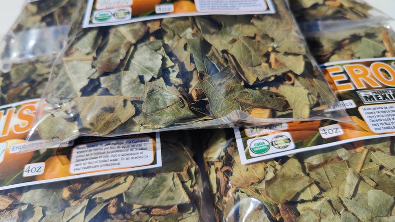 Hojas/Hierbas de Mispero Nispero Loquat leaves 1LB Herbs Natural Tea Eriobotrya nispero herbs image 8