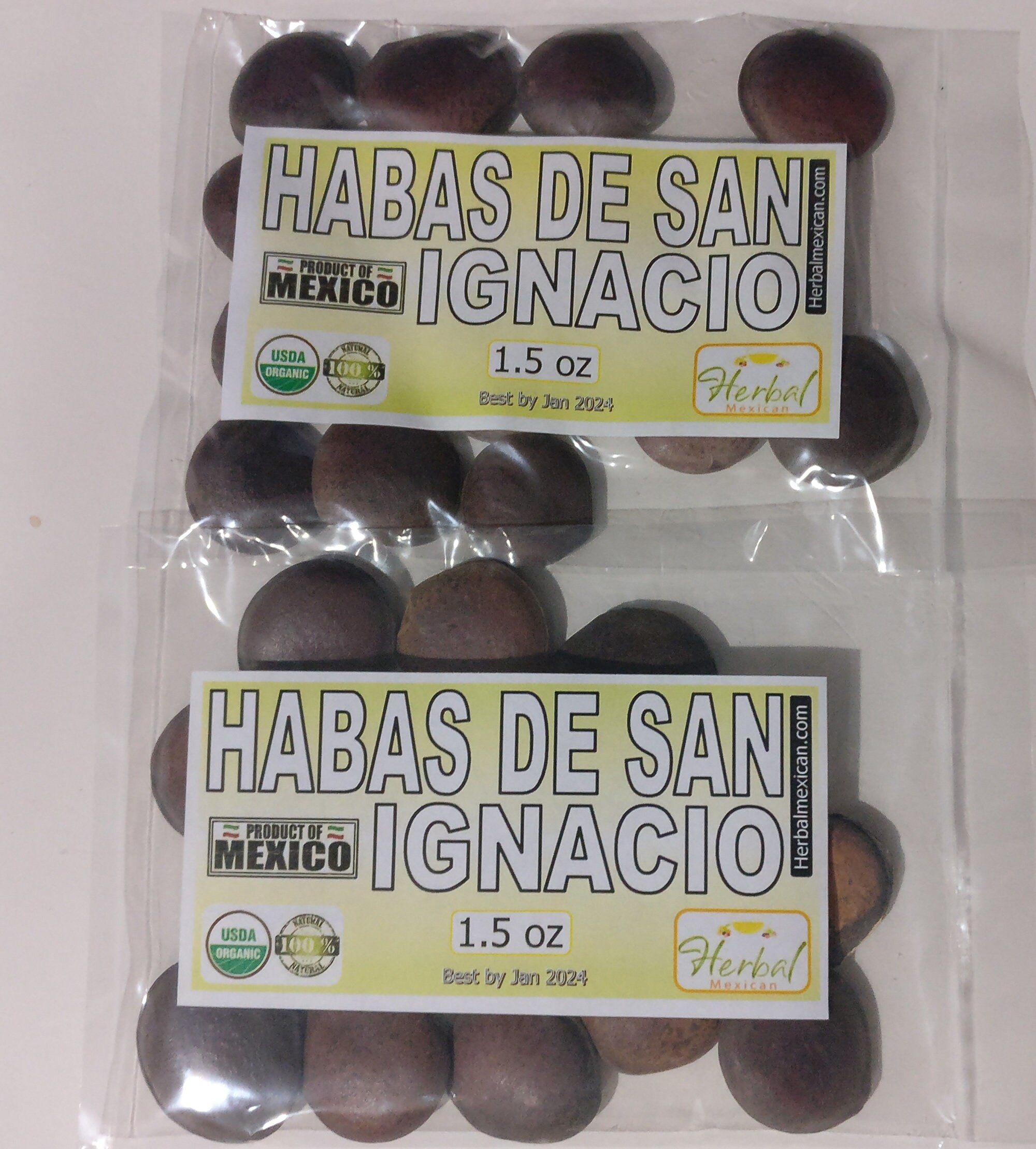 Habas De San Ignacio Como Se Toman Habas De San Ignacio 1.5oz 12 a 14 Habas Enteras Ignatius Bean, Haba De