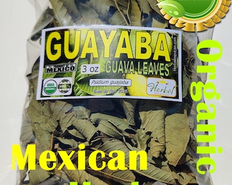 Hojas de Guayaba,Mexican Guava Leaves,Organic Guava leaves Natural 2oz!!