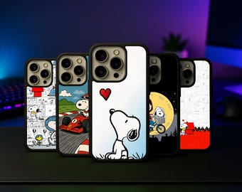 Cute Cartoon Beagle Dog Aesthetic Inspired Phone Case for iPhone 17 Samsung Galaxy S26 17 Pro Max 16 Pro S25 Ultra S24 Ultra