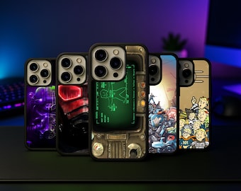 Pip Boy Fallout Inspired Phone Case, Post Apocalyptic Retro Gamer Design for iPhone 17, iPhone 16 Pro, Samsung S23 Ultra, Note20 iphone air