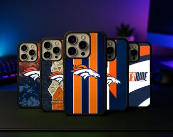 Vintage Football Denver Broncos Inspired Phone Case for iPhone 13 14 16 Samsung S24 Plus case