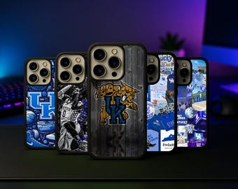 Kentucky Blue Wildcats Inspired Phone Case for iPhone 14 15 16 Pro Max Samsung Galaxy S23