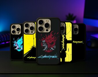 Glowing Cyberpunk Digital City Night Inspired Phone Case for iPhone 17 Samsung Galaxy S26 17 Pro Max 16 Pro S25 Ultra