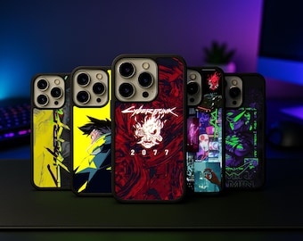 Neon Cyberpunk Hacker Tech Aesthetic Phone Case for iPhone 17 Samsung Galaxy S26 17 Pro Max 16 Pro S25 Ultra
