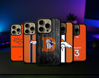 NFL Style Denver Broncos Inspired Phone Case for iPhone 14 15 Pro Samsung S23 Plus case