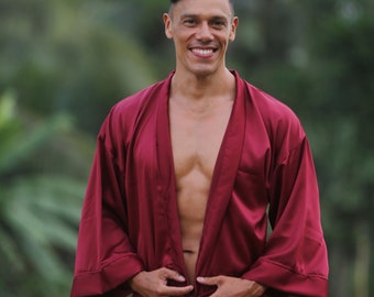 silk robe/ silk kimono
