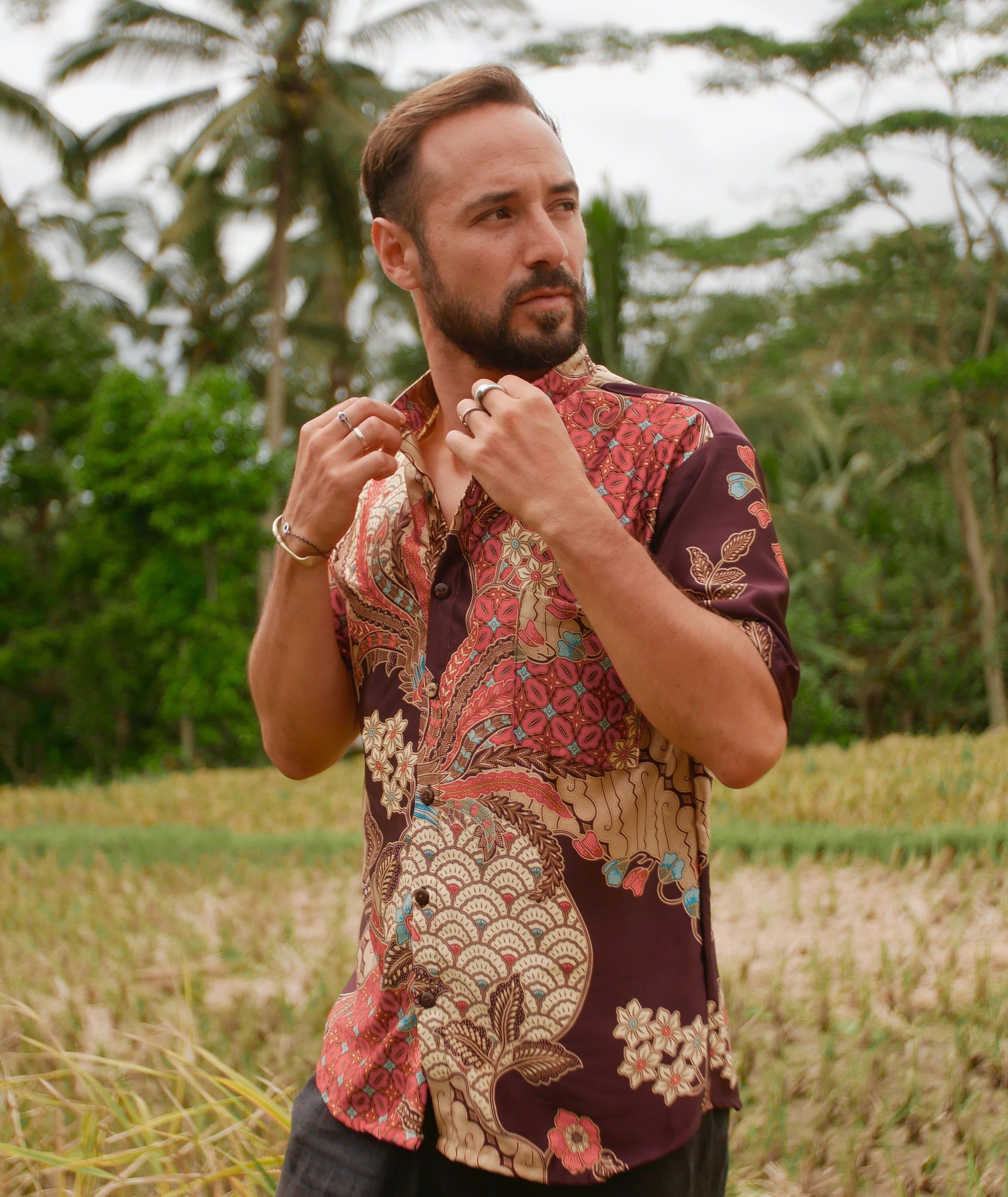 hawaiian silk shirt