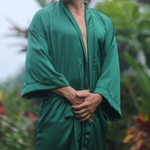 Men Robe/ Silk Robe/ Man Kimono - Etsy
