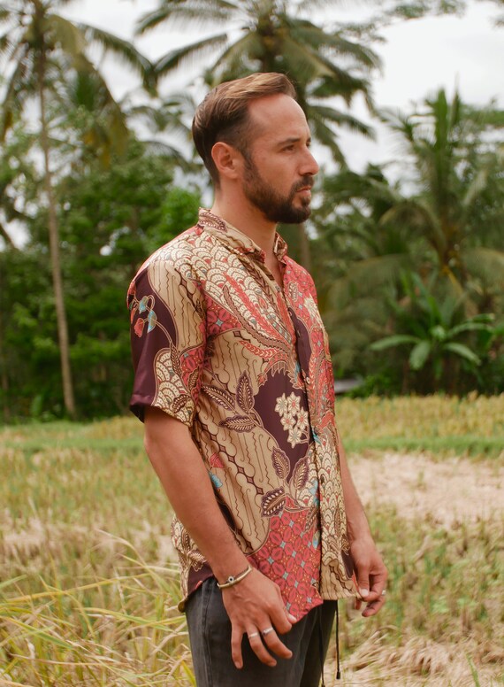 Silk Shirt/ Men Shirt/ Man Shirt - Etsy