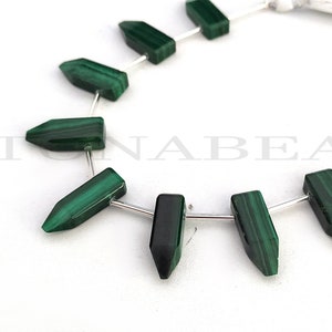 Natural Malachite Smooth Fancy Shape Beads-Malachite Beads-Smooth Beads-Fancy Shape Briolette Beads-Malachite Smooth Gemstone Bead-Malachite