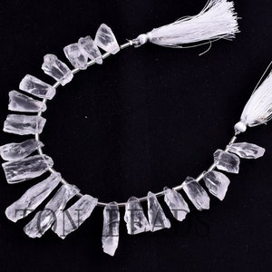 Natural Crystal Quartz-Raw Crystal Quartz-Rough Crystal-Drilled Raw Crystal Quartz-Crystal Quartz-Rough Gemstone-Drilled Quartz-Crystal