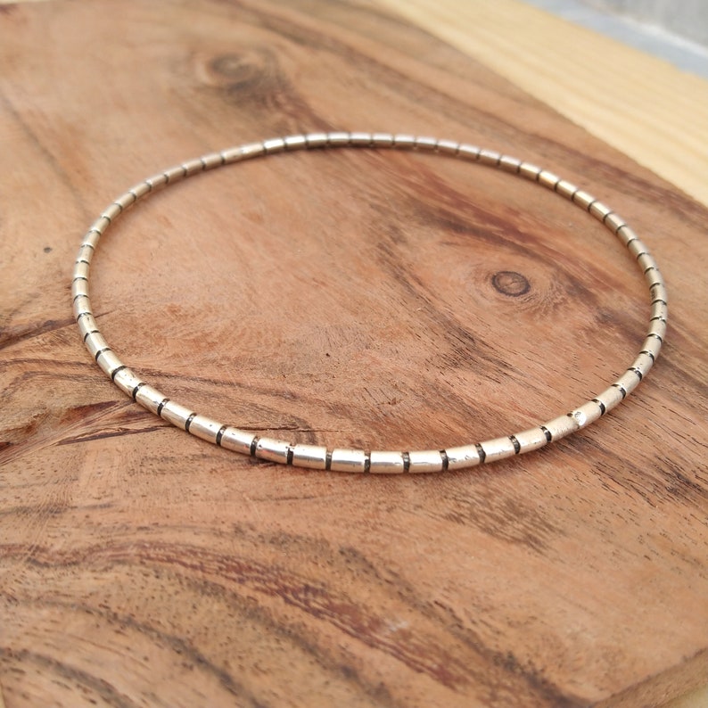 Silver Bangle Silver Bangle 925 Sterling Silver Inner Size 65 mm