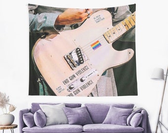 harry styles guitar tapestry