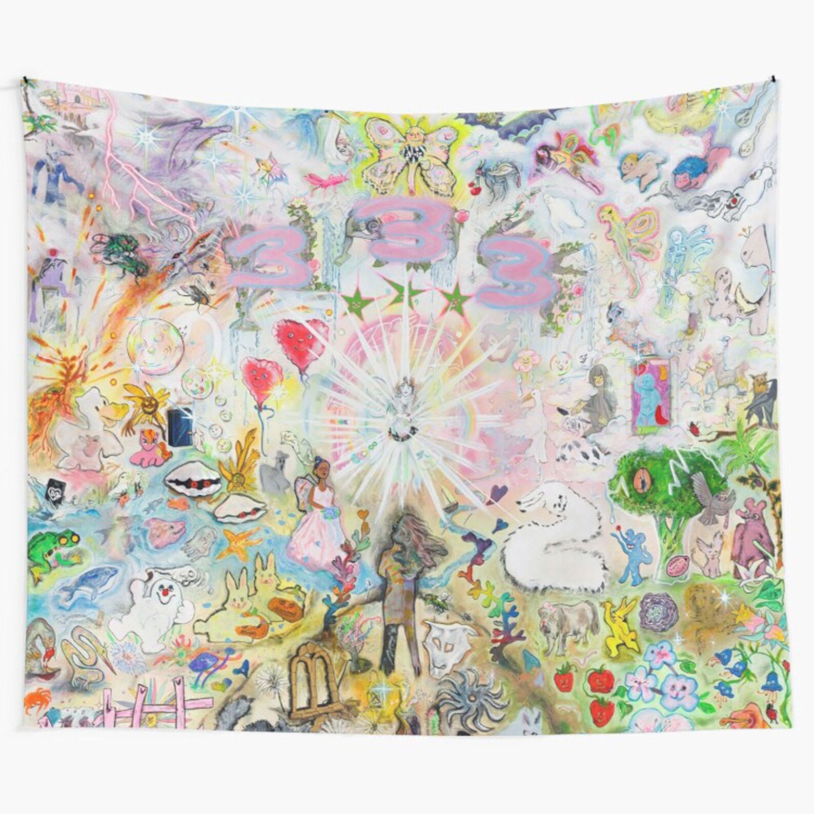 333 Bladee Album Cover Tapestry Wall Tapestry Bladee Etsy