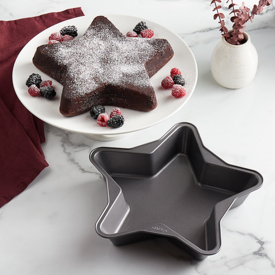 Wilton Star Shaped Cake Pan 12 x 2 NonStick Etsy
