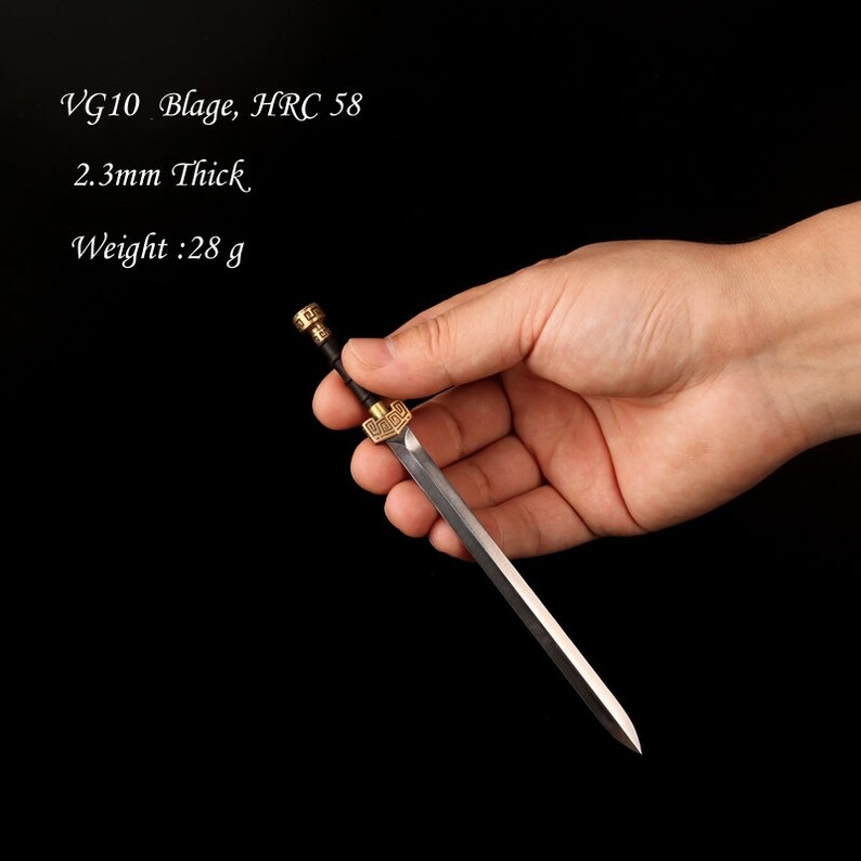 Buy 1: 6 Scale Miniature Ancient Sword，no-guard Steel Katana With ...