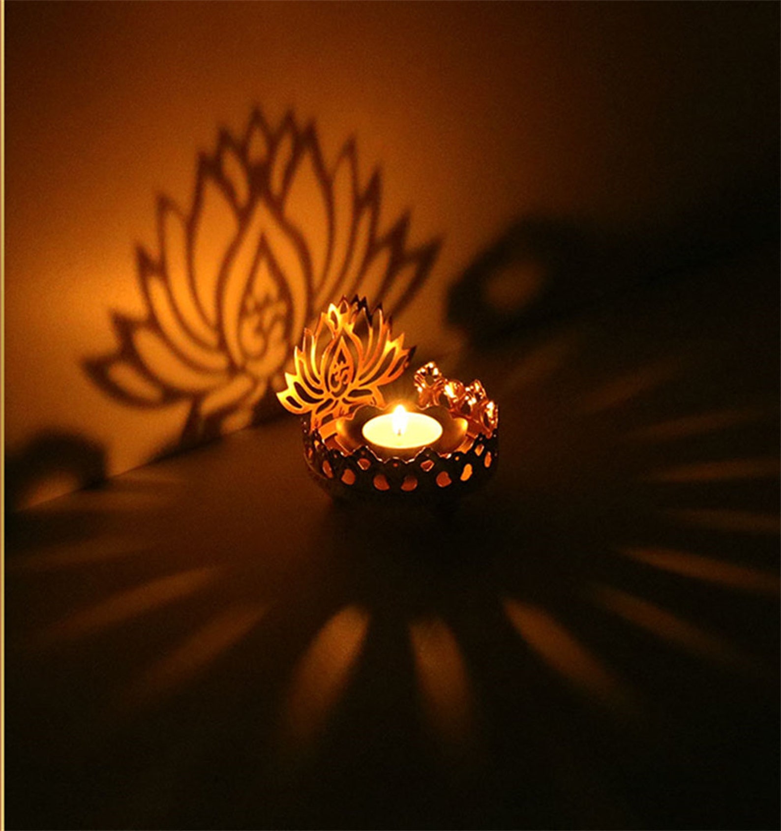 Ghee Lamp Butter Lamp Holder Cup Candle Holder Tibetan Brass Etsy