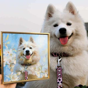 Custom Pet Portrait Personalized Pet Painting Unique Pet Memorial Portrait Custom  Pet Lovers Gift Animal Painting,Wall Decor