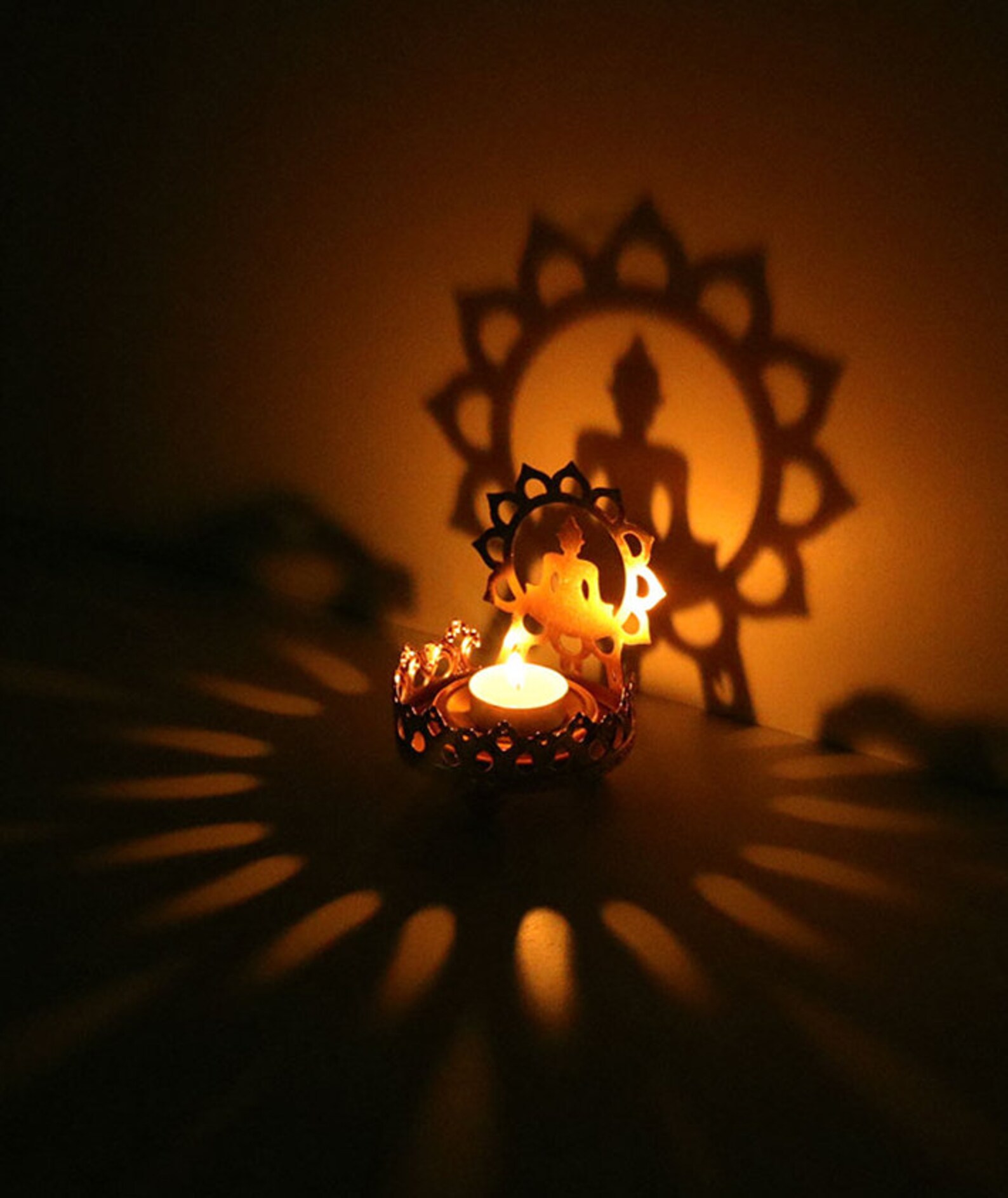 Ghee Lamp Butter Lamp Holder Cup Candle Holder Tibetan Brass Etsy