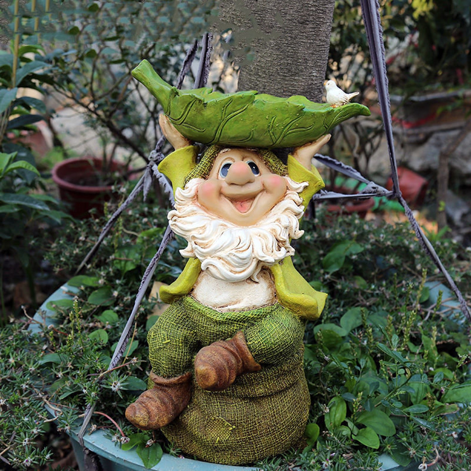 Craetive Resin Dwarf Statue Garden Lawn Decoration Etsy