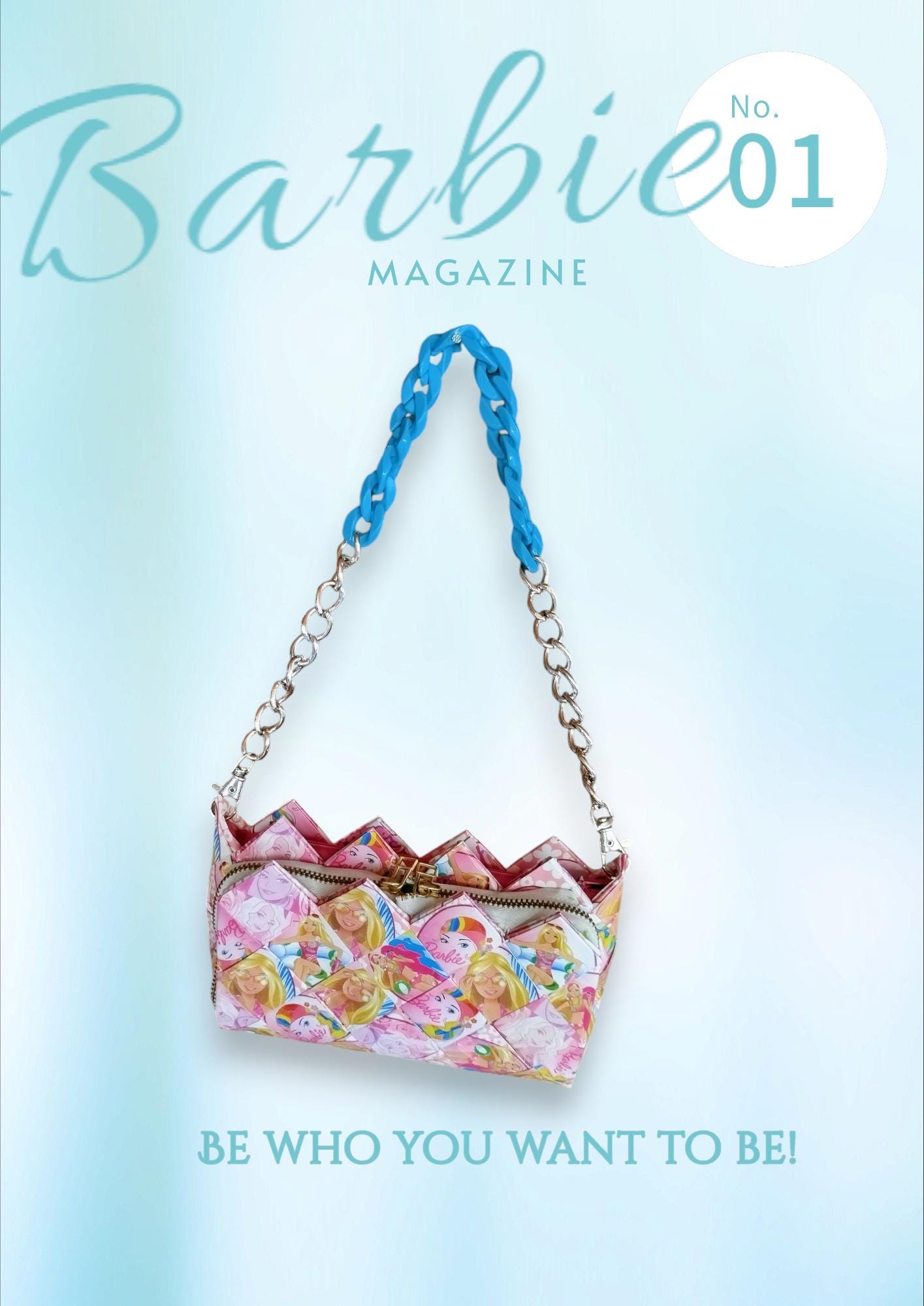 Sac De Voyage Bande Dessinée Nahui Olin - Grand Modèle, Multicolore, 100% Recyclé, Fait Main Au Mexique, Neuf Avec étiquette