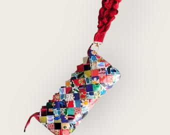 Zeitschriften-Papier-Clutch-Beutel: Handgefertigter Candy-Wrapper-Stil