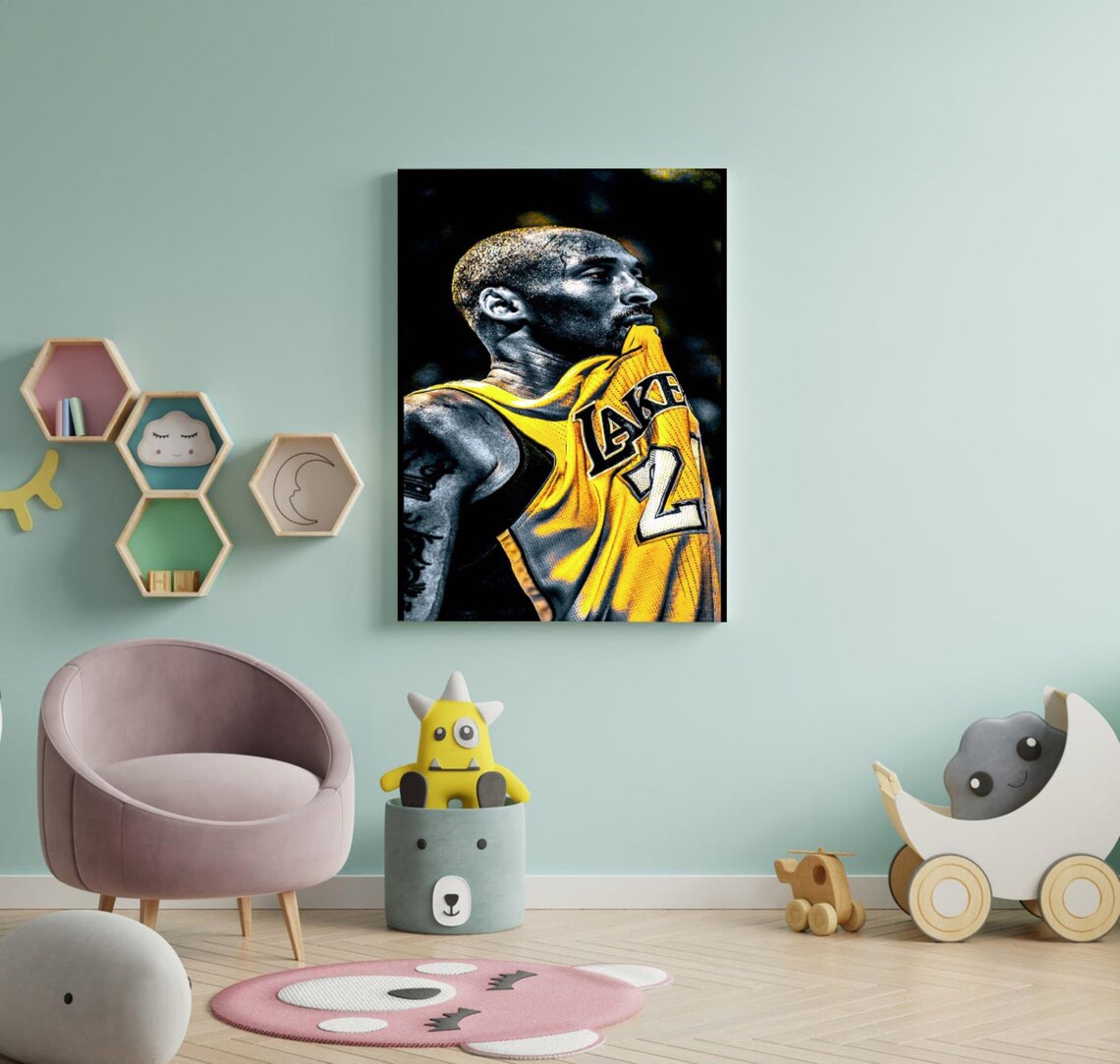 Kobe Bryant Poster Frame Kobe Bryant Art Los Angeles Lakers Etsy