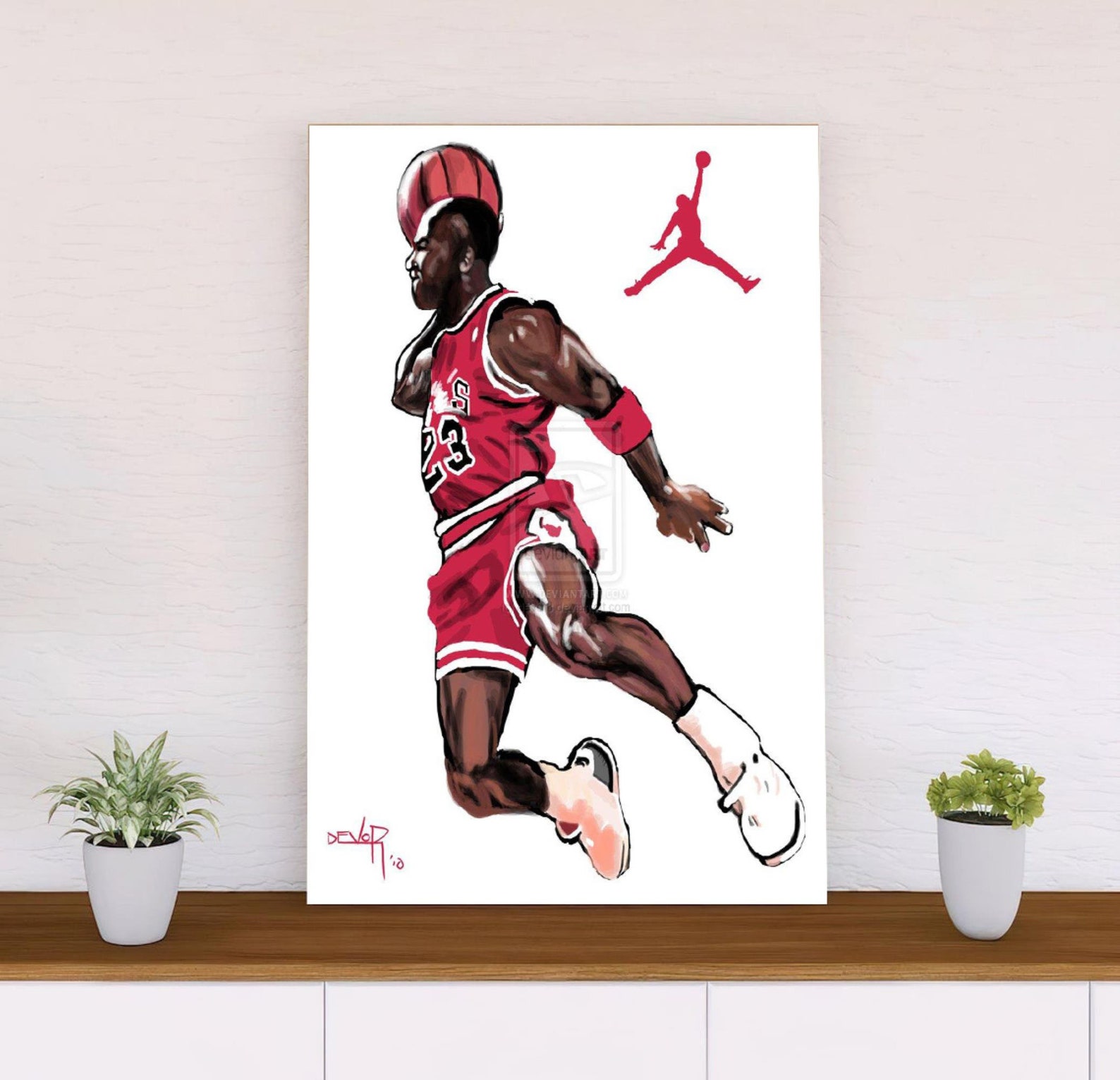 Michael Jordan Premium Posters Framed Michael Jordan Poster Etsy