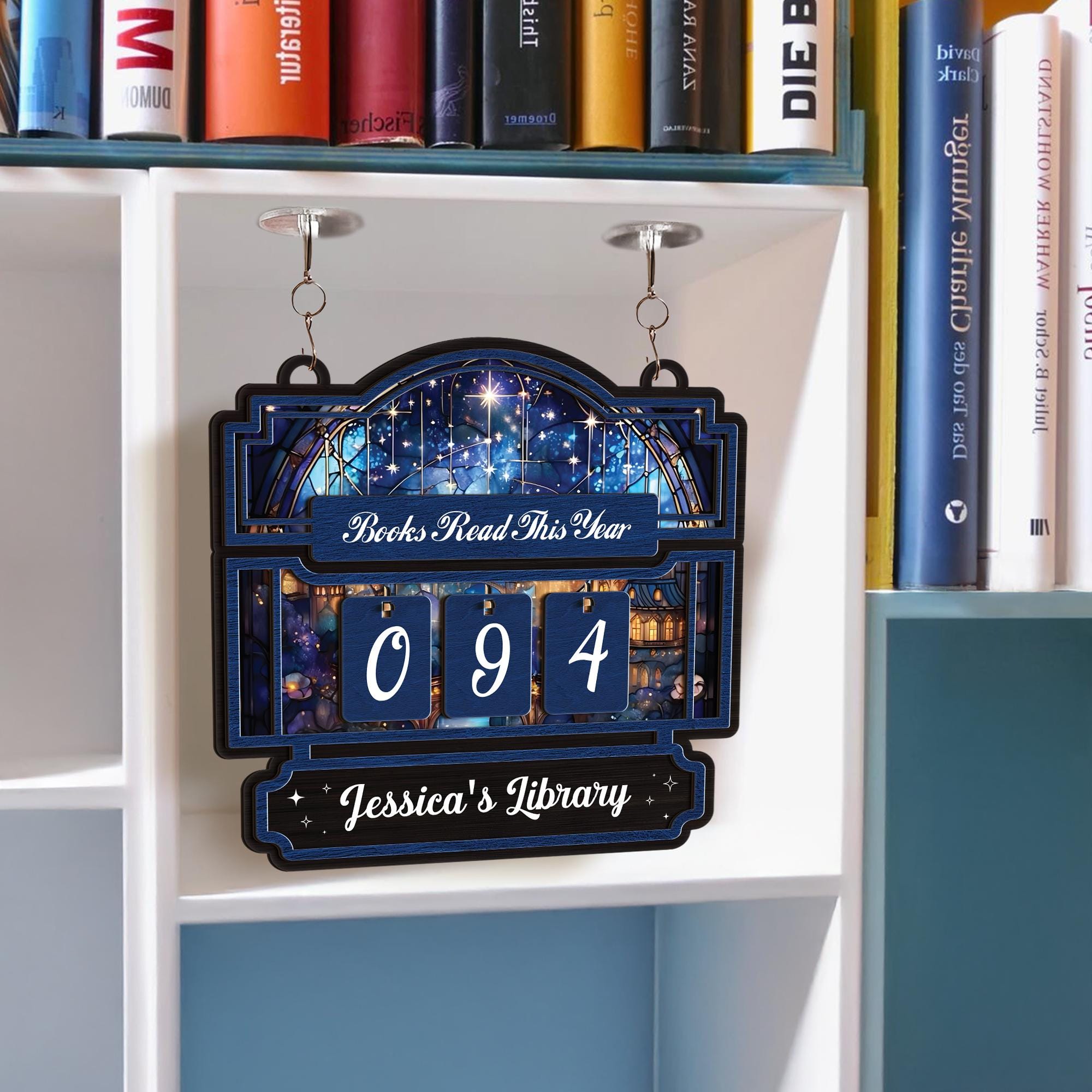 Schild Für Die Anzahl Der Gelesenen Bücher Dieses Produktbild-Vorschau 3